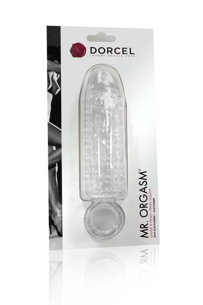 Насадка на член Dorcel Mr. Orgasm з кільцем для мошонки, ультрастимулювальний рельєф MD0609 фото