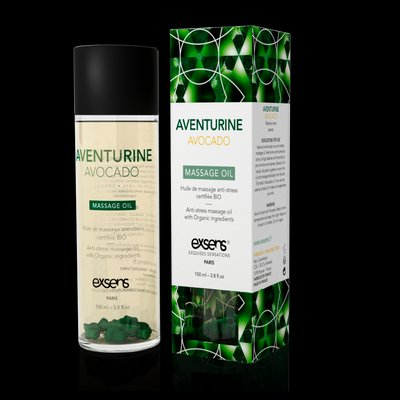 Massage oil EXSENS Aventurine Avocado (anti-stress with aventurine) 100ml, natural