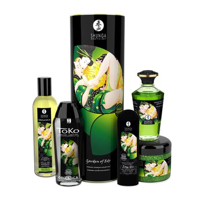 Shunga GARDEN OF EDO Organic Gift Set: relaxing green tea scent