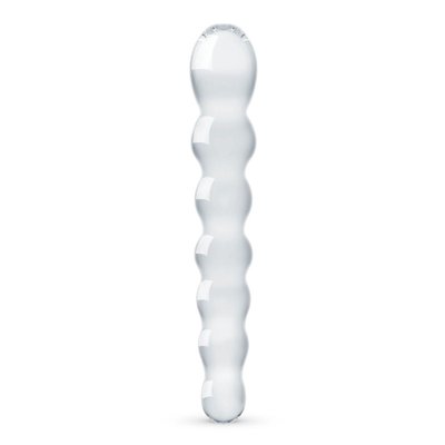 Glass dildo in the shape of beads Gildo Glass Dildo No. 19