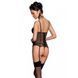 Корсет с подвязками, стринги Passion LOVELIA CORSET L/XL, black SO4765 фото 2