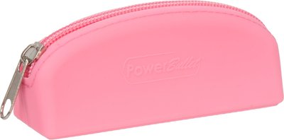 PowerBullet Silicone Storage Zippered Bag Pink sex toy storage bag