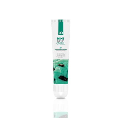 System JO Mint Chip Chill Clitoral Gel (10ml), vibration with cooling effect