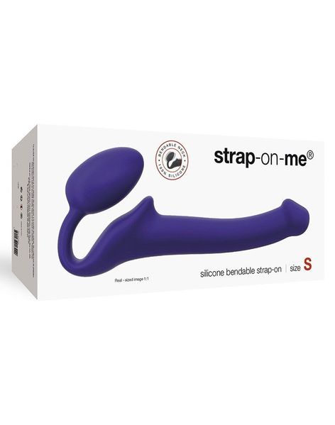 Безремінний страпон Strap-On-Me Violet S, повністю регульований, діаметр 2,7 см SO2706 фото