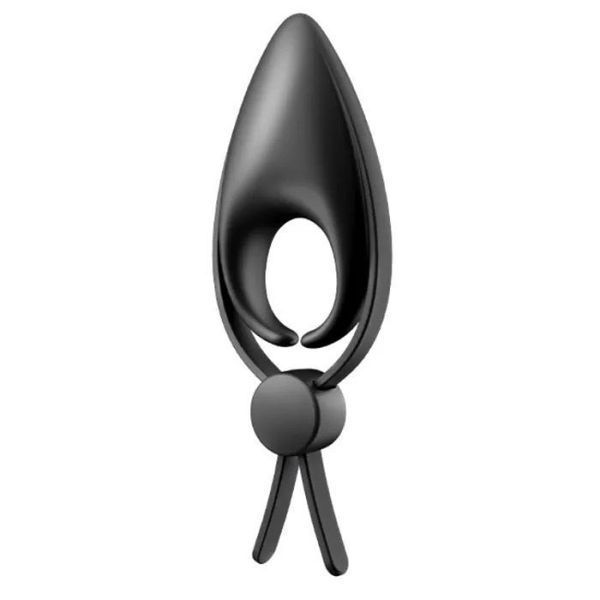 Ерекційне віброкільце-ласо з регулюванням розміру Satisfyer Sniper Black SO6079 фото
