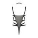 Bodysuit-monokini Passion HAGAR BODY XXL/XXXL black, mesh, double straps, underwired cups