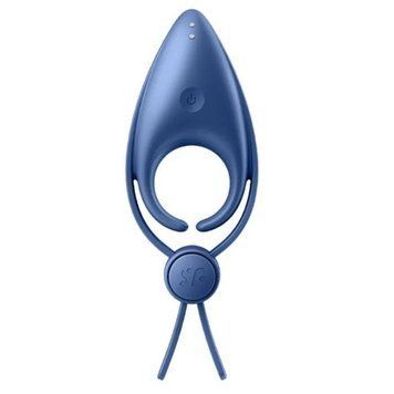 Ерекційне віброкільце-ласо з регулюванням розміру Satisfyer Sniper Blue SO6080 фото