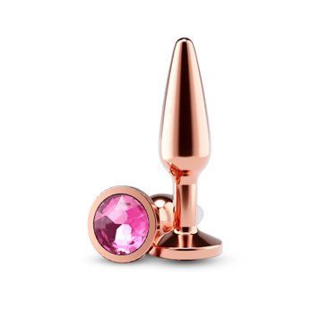 Анальна пробка NS Novelties Rear Assets - Tapered - Medium - Rose Gold - Pink SX4389 фото