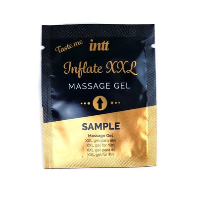 Intt Inflate XXL cinnamon-flavored penis stimulation gel sample (2 ml)