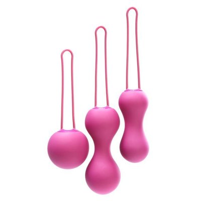 Je Joue Ami Fuchsia Vaginal Balls Set, diameter 3.8-3.3-2.7cm, weight 54-71-100g