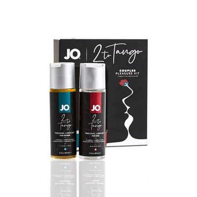 System JO 2-TO-TANGO Couples Lubricant Set: Warming for Him, Stimulating for Her