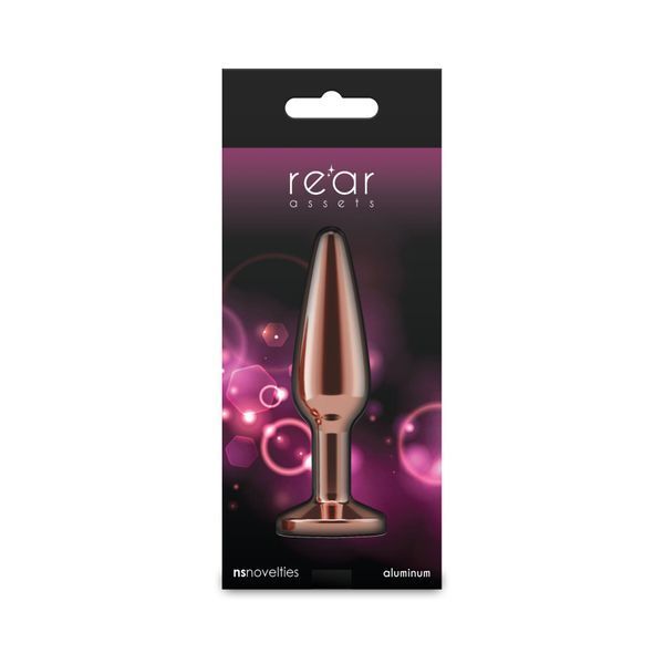 Анальна пробка NS Novelties Rear Assets - Tapered - Medium - Rose Gold - Pink SX4389 фото