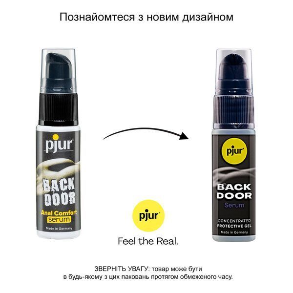 Расслабляющая анальная сыворотка pjur BACK DOOR Serum 20 мл, создает пленку, высококонцентрированная PJ12110 фото