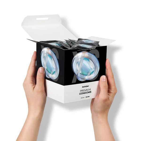 Набір презервативів Satisfyer Premium Condoms XS (45 мм) 100 шт SX3265 фото