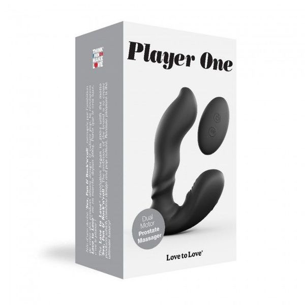 Prostate massager Love To Love Player One with remote control