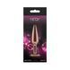 Анальна пробка NS Novelties Rear Assets - Tapered - Medium - Rose Gold - Pink SX4389 фото 4