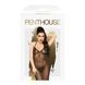 Penthouse Lurex Floor-Length Dress with G-String - Love on Fire Black M/L, Black