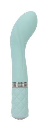 Luxurious Pillow Talk - Sassy Teal vibrator with Swarovski crystal for the G-spot, gift packaging