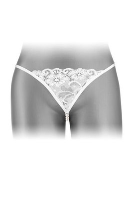 Fashion Secret VENUSINA White pearl string panties