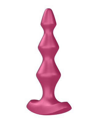 Beaded anal stimulator with two motors Satisfyer Lolli-Plug 1 Berry