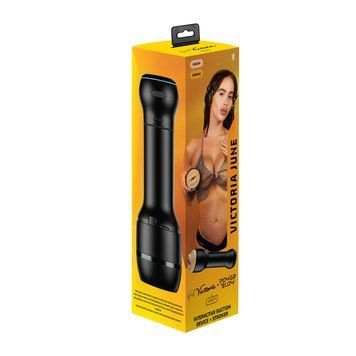 Мастурбатор-ротик Kiiroo FeelVictoria Mouth с всасывающей интерактивной насадкой PowerBlow Combo Set SO9360 фото
