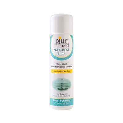 Water-based lubricant pjur MED Natural glide 100 ml specially for dry and sensitive skin