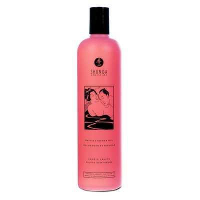 Shunga Shower Gel - Exotic Fruits (500 ml) with plant oils and vitamin E