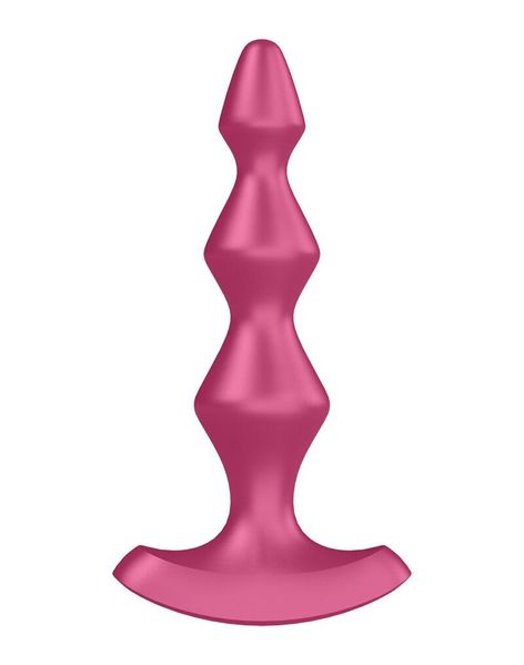 Beaded anal stimulator with two motors Satisfyer Lolli-Plug 1 Berry