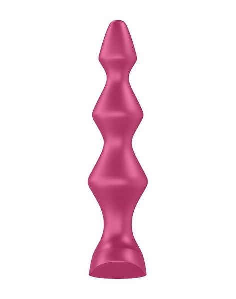 Beaded anal stimulator with two motors Satisfyer Lolli-Plug 1 Berry