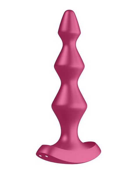 Beaded anal stimulator with two motors Satisfyer Lolli-Plug 1 Berry