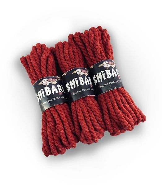 Feral Feelings Shibari Rope, 8m Red