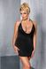 MIRACLE CHEMISE black 4XL/5XL Chemise with deep neckline - Passion, panties