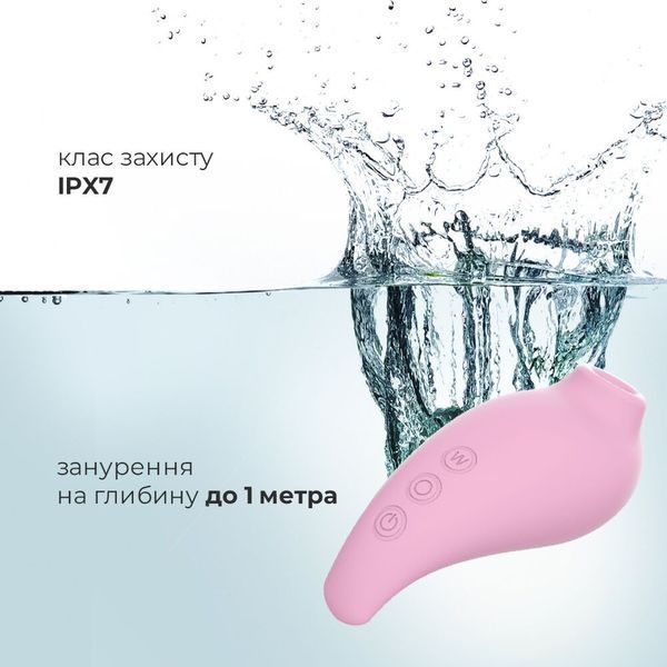 Adrien Lastic Revelation Pink Vacuum Stimulator, Boost Mode
