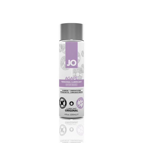 System JO AGAPE ORIGINAL water-based lubricant (120 ml) without glycerin, glycol, and parabens