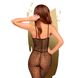 Bodystocking with access Penthouse - Dark Wish Black S/L