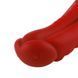 Dildo for sex machines Hismith 8.35&Prime; Curved Silicone Dildo Red Monster Series, KlicLok system