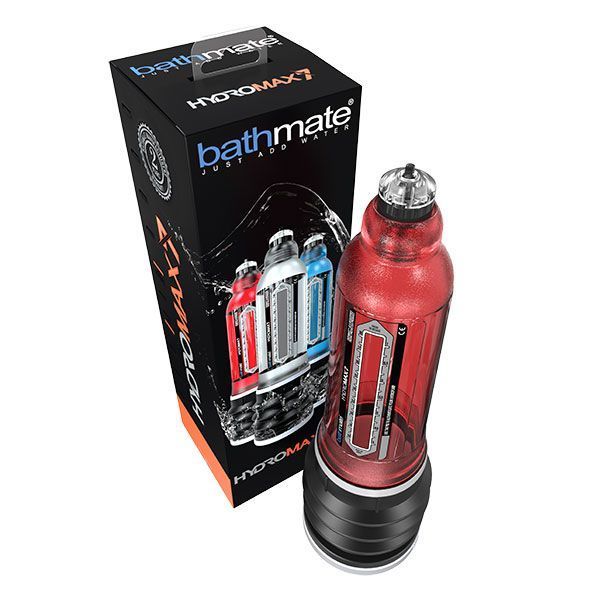 Hydro pump Bathmate Hydromax 7 Red (X30), for penis length from 12.5 to 18cm, diameter up to 5cm