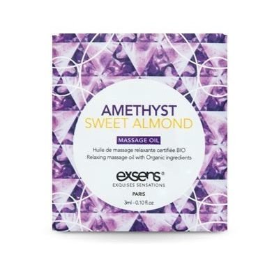 Sample of massage oil EXSENS Amethyst Sweet Almond 3ml