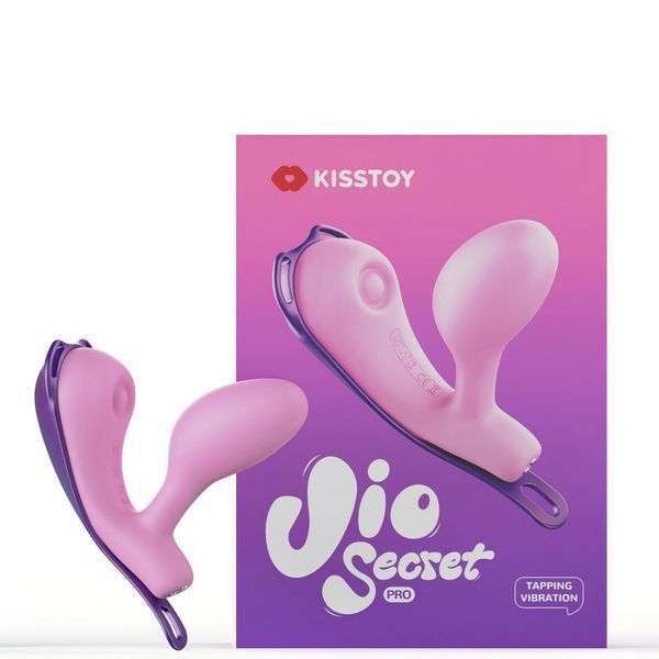 Смарт-виброяйцо со стимуляцией клитора KISSTOY Viosecret Pro, реагирует на сжатие, пояс для крепления SX3310 фото