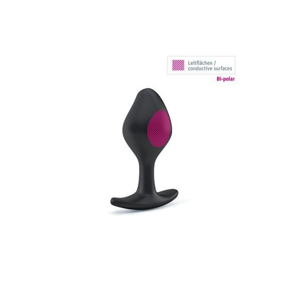 Mystim Rocking Force S Silicone Anal Plug for Electrostimulator, diameter 3.7 cm