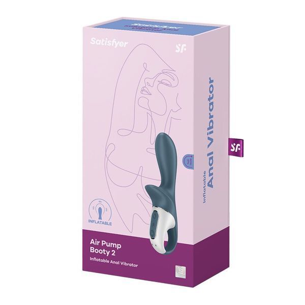 Анальний вібратор надувний Satisfyer Air Pump Booty 2 SO8410 фото
