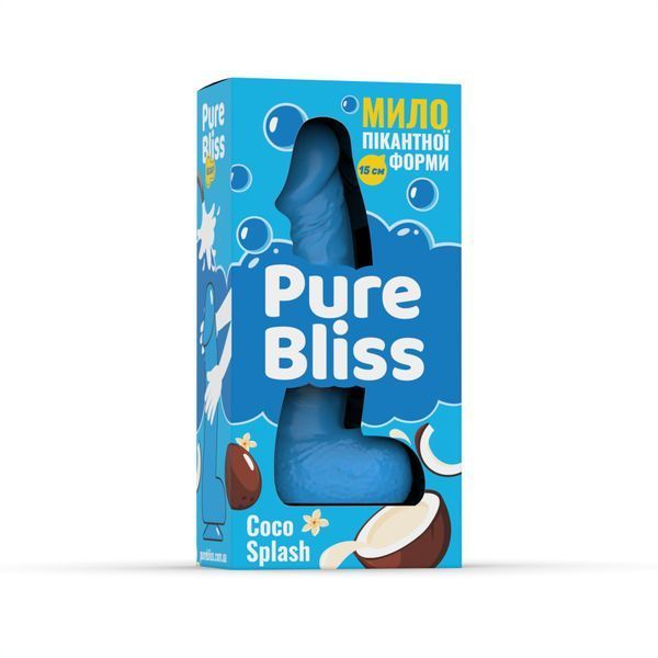 Ароматне мило пікантної форми Pure Bliss Blue Coco Splash (Кокосове молоко) 15 см SX3025 фото