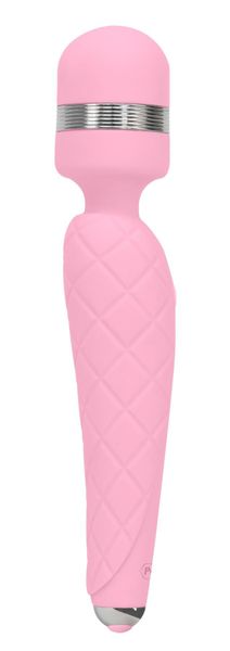 Luxurious PILLOW TALK Massager - Cheeky Pink with Swarovski crystal, smooth power increase