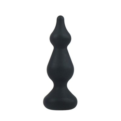 Adrien Lastic Amuse Mini Black (S) Anal Plug with two transitions, max. diameter 3 cm