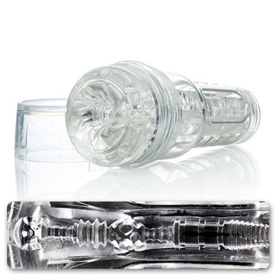 Fleshlight GO Torque masturbator, transparent, compact size