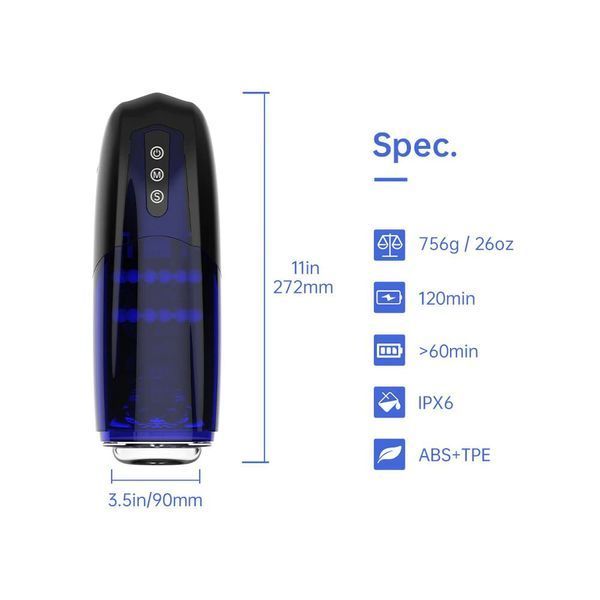 Magic Motion Xone Interactive Smart Masturbator, Friction Simulation, 10 Modes, Turbo Button