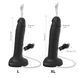 Ejaculating dildo Strap-On-Me Squirting Cum Dildo Realistic Black, diam. 3.5 cm, silicone