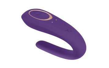 Вібратор для пар Satisfyer Double Classic Violet з одним моторчиком SO1235 фото