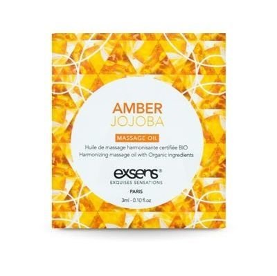 Sample of massage oil EXSENS Amber Jojoba 3ml