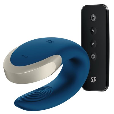 Smart vibrator for couples Satisfyer Double Love (Blue)